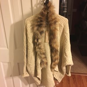 Vici faux fur lined sweater